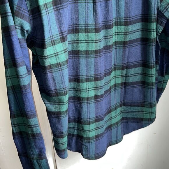 CLOUDVEIL MOUNTAINWORKS Blackwatch Plaid Flannel Stretch Shirt-L NWT! - Picture 7 of 8